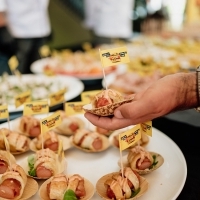 Breakfast hosted by Perutnina Ptuj, Festival Square, 31st Sarajevo Film Festival, 2025 (C) Obala Art Centar