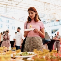 Breakfast hosted by Perutnina Ptuj, Festival Square, 31st Sarajevo Film Festival, 2025 (C) Obala Art Centar