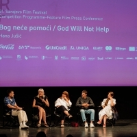 Press conference: God Will Not Help, National Theatre, 31st Sarajevo Film Festival, 2025 (C) Obala Art Centar