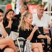 Grand Coffee with..., Dominik Moll, Festival Square, 31st Sarajevo Film Festival, 2025 (C) Obala Art Centar
