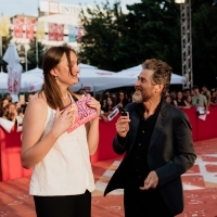 Meliha Šahović and Willem Dafoe, Red Carpet, National Theatre, 31st Sarajevo Film Festival, 2025 (C) Obala Art Centar
