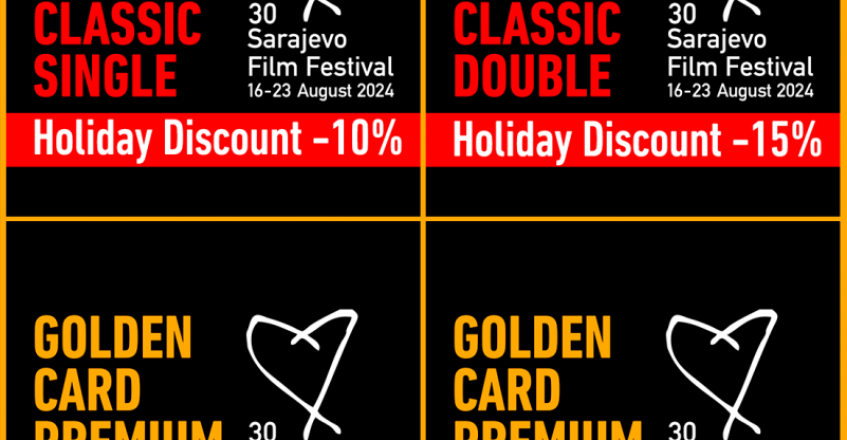 Golden Card Holiday Discount for the 30th Sarajevo Film Festival