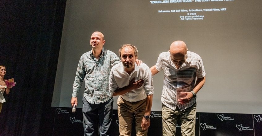 The premiere of the film THE LOST DREAM TEAM