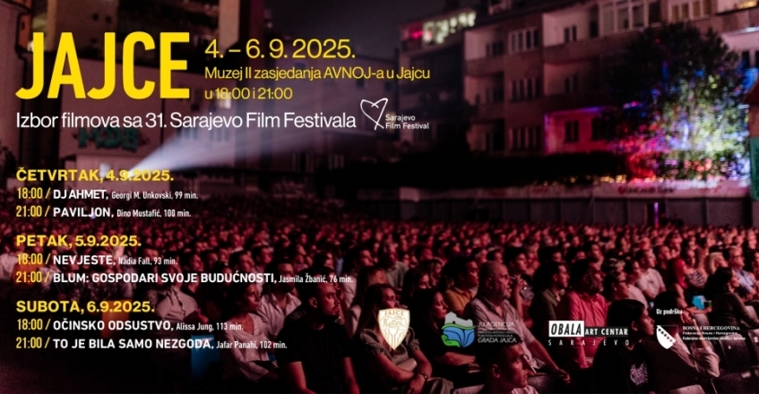 Izbor filmova iz programa 31. Sarajevo Film Festivala u Jajcu