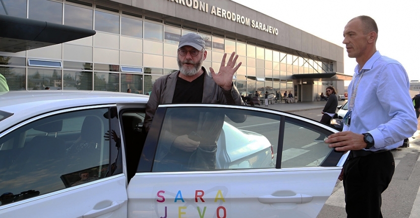 Liam Cunningham in Sarajevo