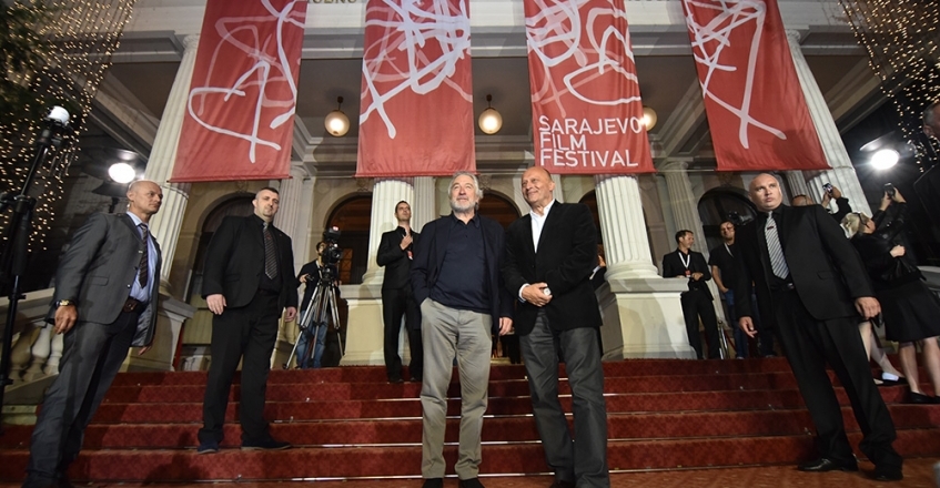 Robert De Niro on Red Carpet of the 22. Sarajevo Film Festival